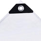 Heavy Duty Waterproof UV Resistant Tarpaulin 105GSM White